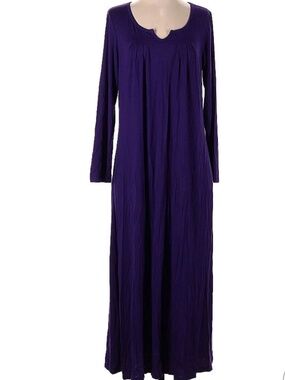 LuSofie purple knit maxi dress — Size small